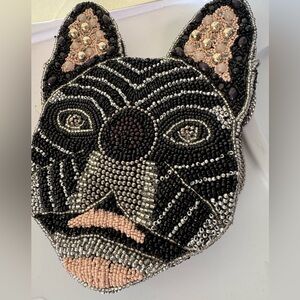 Viral Beaded bag Cat Face Clutch